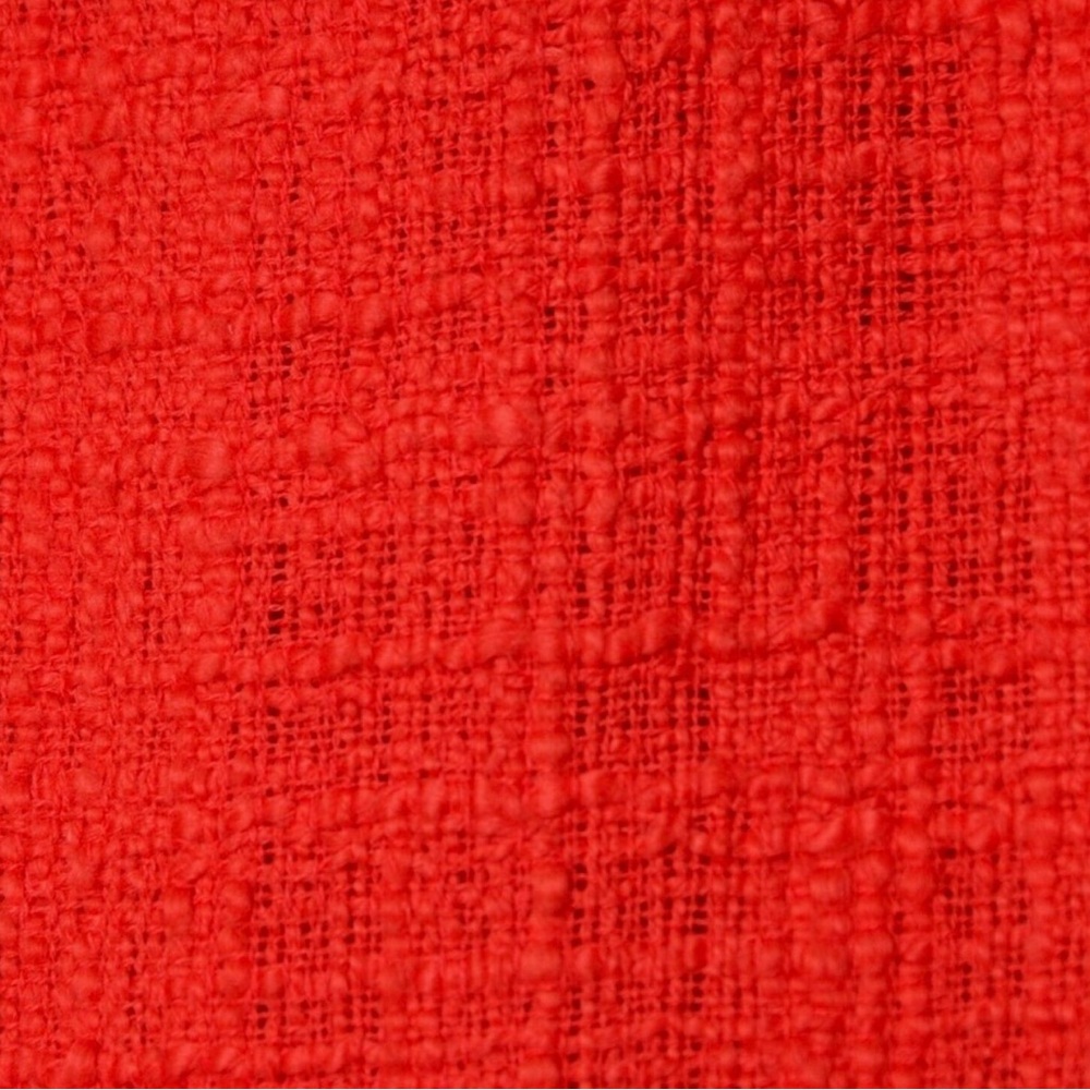 J. CREW Size 8 Sheath Dress Burnt orange/redTweed Texture Tiered Fringe Lined - Picture 11 of 12